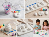 DIY Paint Kit For Kids Creative Play And Party Favors With Unpainted Plaster Figures Daisy Grapes Pineapple
