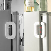 Child Safety Fridge Lock – Self Adhesive Baby Proof Lock for Refrigerator, Cabinets & Drawers