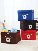 1 Pc Panda Design Folding Storage Bins Quilt Basket Kid Toys Organizer Storage Boxes