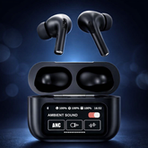 AirPods X Digital Touch Screen Wireless Earbuds – Black Edition