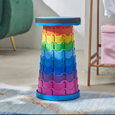 Portable Telescoping Stool, Folding Stool