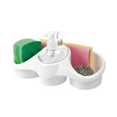 3 In 1 Soap Dispenser And Sponge Holder Sponge Holder For Kitchen