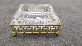 Luxury Metal & Crystal Ashtray KD-1379
