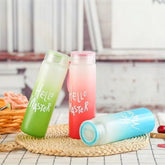 Hello Master 480ml Frosted Glass Water Bottle