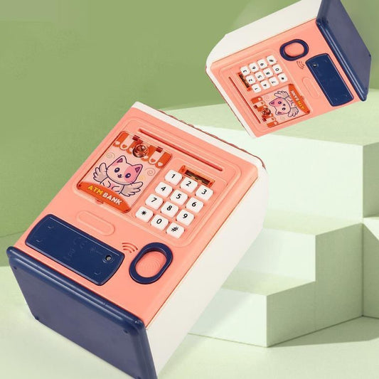 Creative Money Box ATM Machine | Password & Fingerprint Protection | Kids Savings Bank