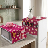 Microwave Oven & Refrigerator Top Cover Combo Pack