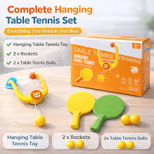 Indoor Hanging Table Tennis Toy Kids Fun Paddle Ball Game