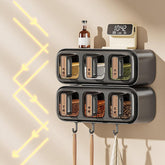 Wall Mounted Seasoning Box Condiment Containers