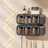Wall Mounted Seasoning Box Condiment Containers