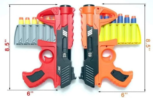 Nerf Gun 288-03 Soft Bullets Dart Blaster – Original Imported Multicolor Toy Gun for Kids