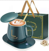 Ceramic Coffee Cup With Automatic Heating Pad