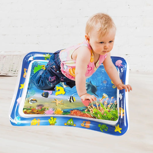 Inflatable Leakproof Tummy Time Water Mat for Kids – Safe & Fun Baby Play Mat