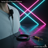 Professional Tiktok3.5 AUX Microphone Micro-Cravate Mic Lavalier Single Mic