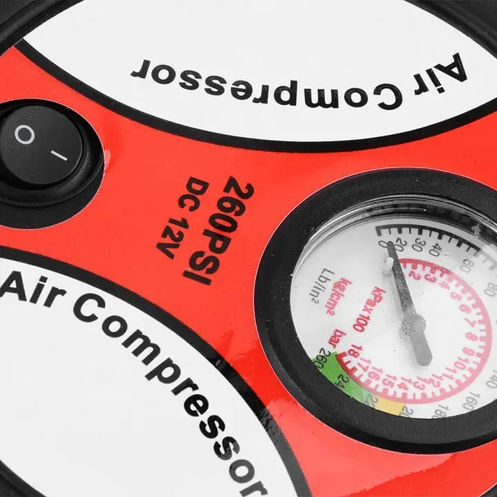 Portable Car Air Pump 260PSI DC 12V Electric Compressor