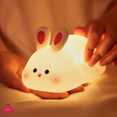 Silicon Rabbit Lamp - Cute Lamps - Rechargeable Rabbit Lamp With Touch Sensor