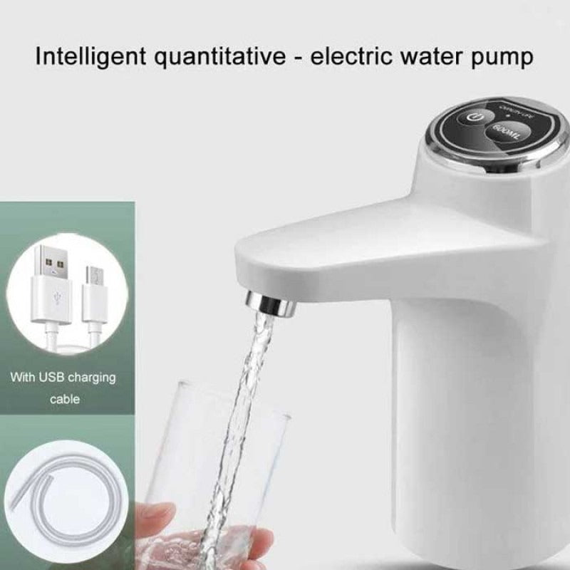Touch Intelligent Electric Water Pump – Rechargeable Automatic Dispenser For Bottled Water With One -Touch Operation