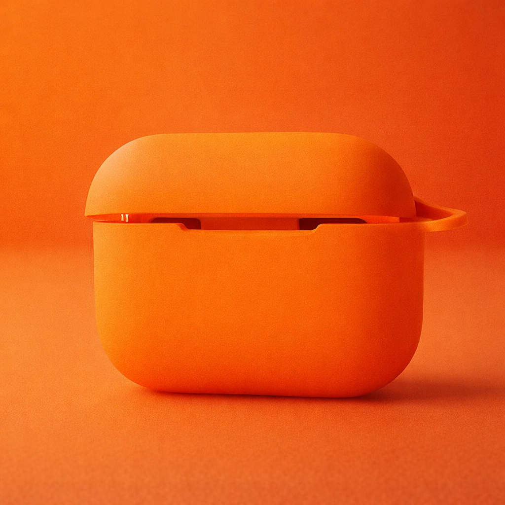 Pro 2 Wireless Earbuds with Orange Protective Silicon Case – True Wireless Bluetooth Earphones