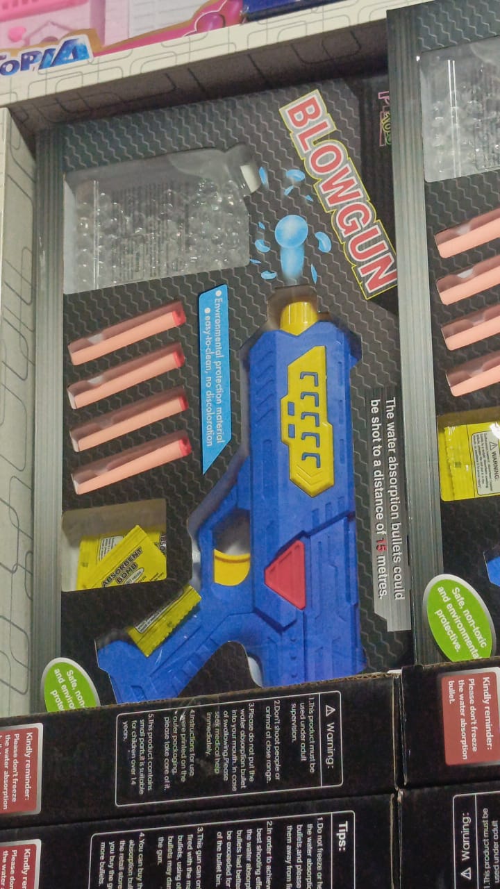 Action Toy Gun 2‑in‑1 | Soft Dart & Water Ball Shooter