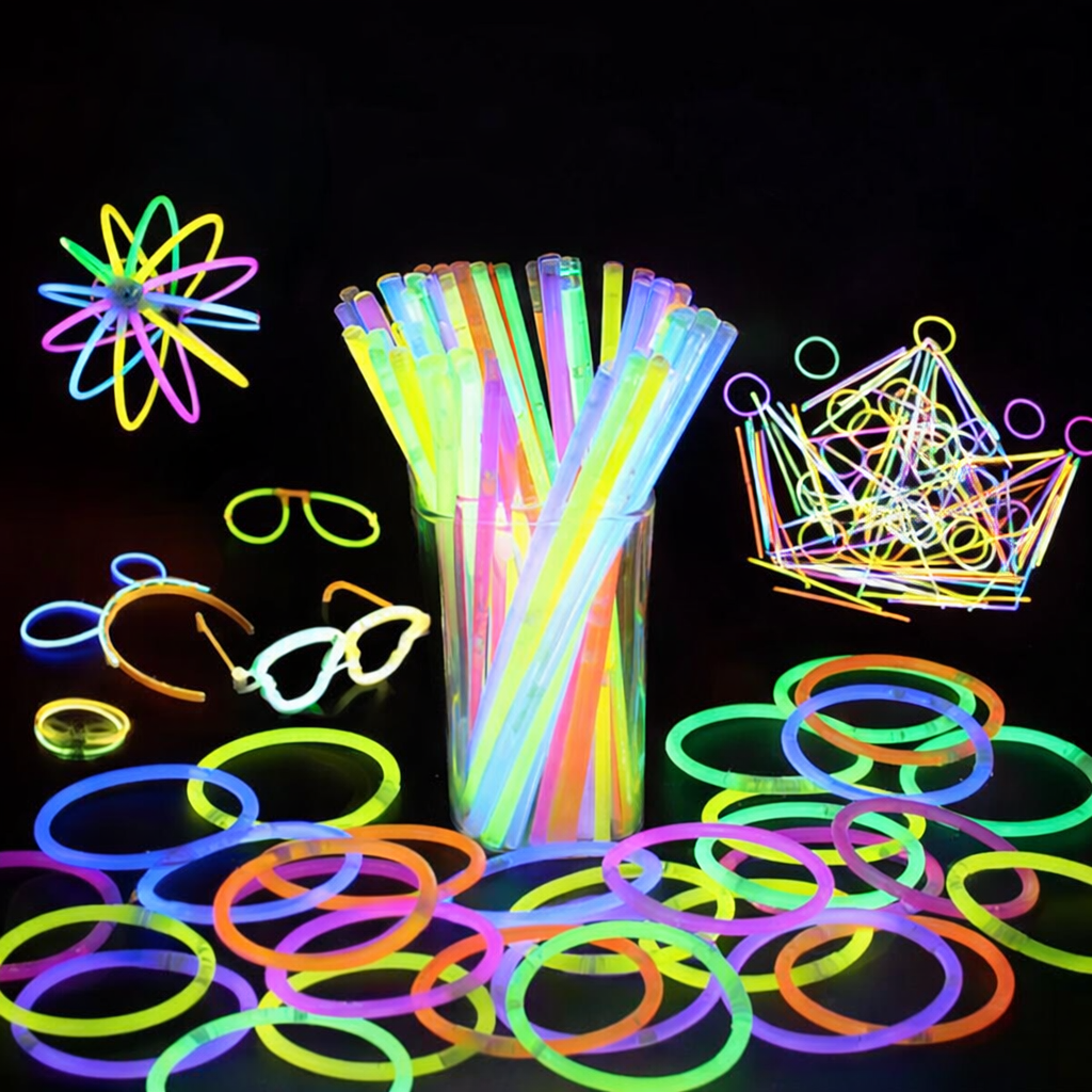 Deno Swim Premium Glow Sticks Party Pack (50pcs in 1 Box)