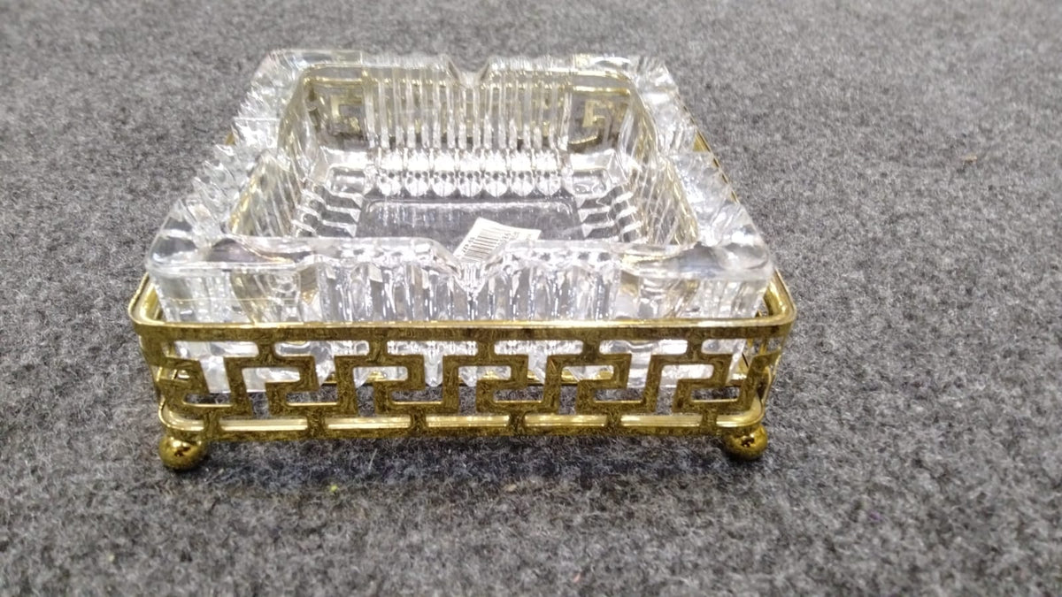 Luxury Metal & Crystal Ashtray KD-1379