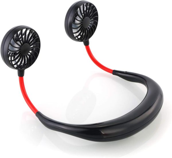 Mini Neck Fan | Usb Rechargeable Fan, 3 Mode , 7 Wings
