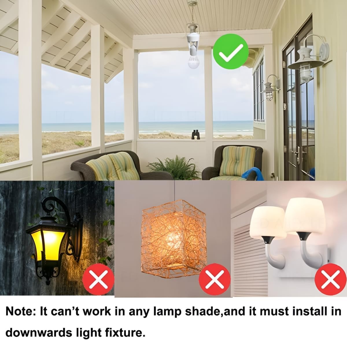 Infrared Motion Sensor Lamp Holder – 360° Smart Light Socket