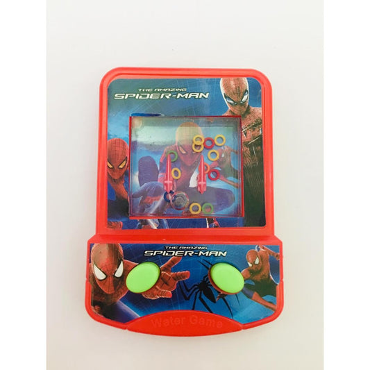 Spiderman Themed Handheld Ring Toss Water Game Fun Interactive Toy For Kids Entertainment And Skill Challenge
