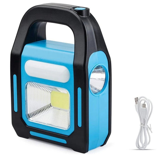 Hurry Bolt Emergency Rechargeable LED Light With Solar Panel USB Charging Built In Battery Trend Product