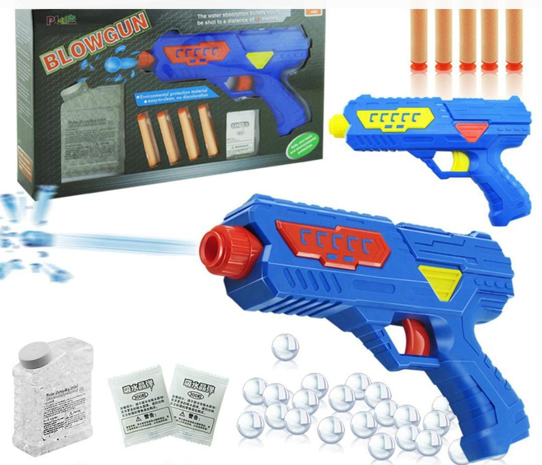 Action Toy Gun 2‑in‑1 | Soft Dart & Water Ball Shooter