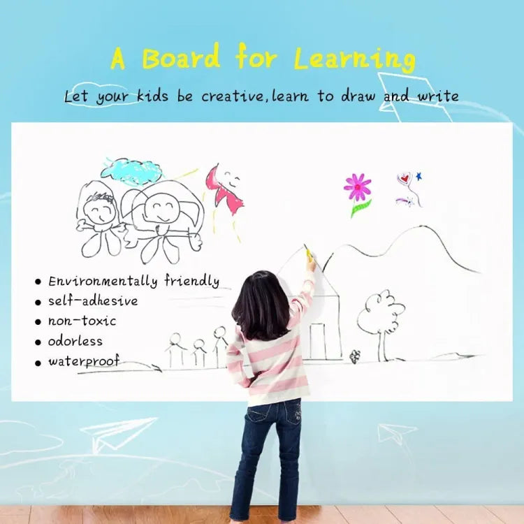 Artisan - Dry Erase Whiteboard Sticker Vinyl Sticker, Self-adhesive & reusable White Board