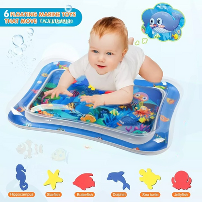 Inflatable Leakproof Tummy Time Water Mat for Kids – Safe & Fun Baby Play Mat